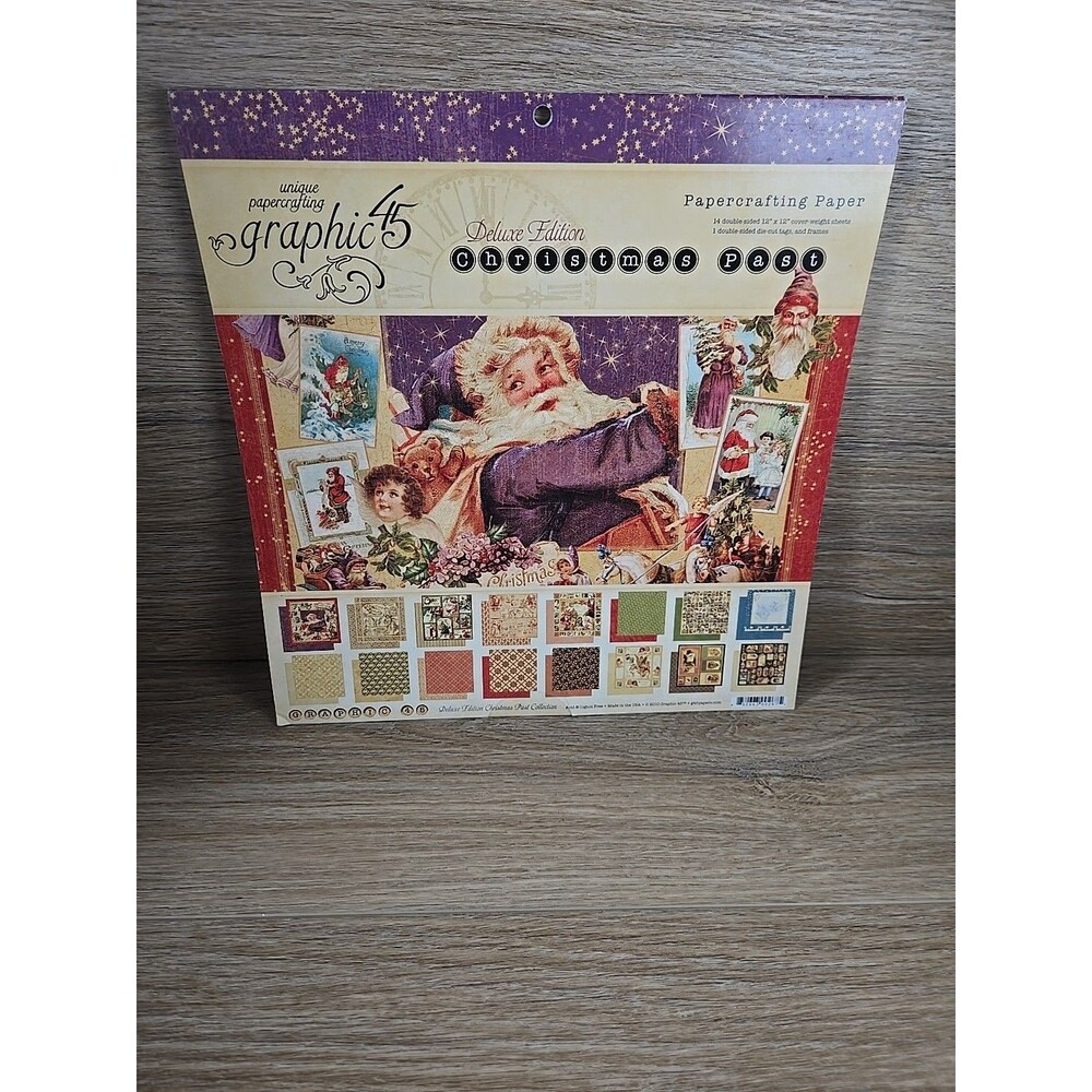 NEW Graphic 45 **Christmas Past** 2010 Unused. Rare Retitred DELUXE Edition.